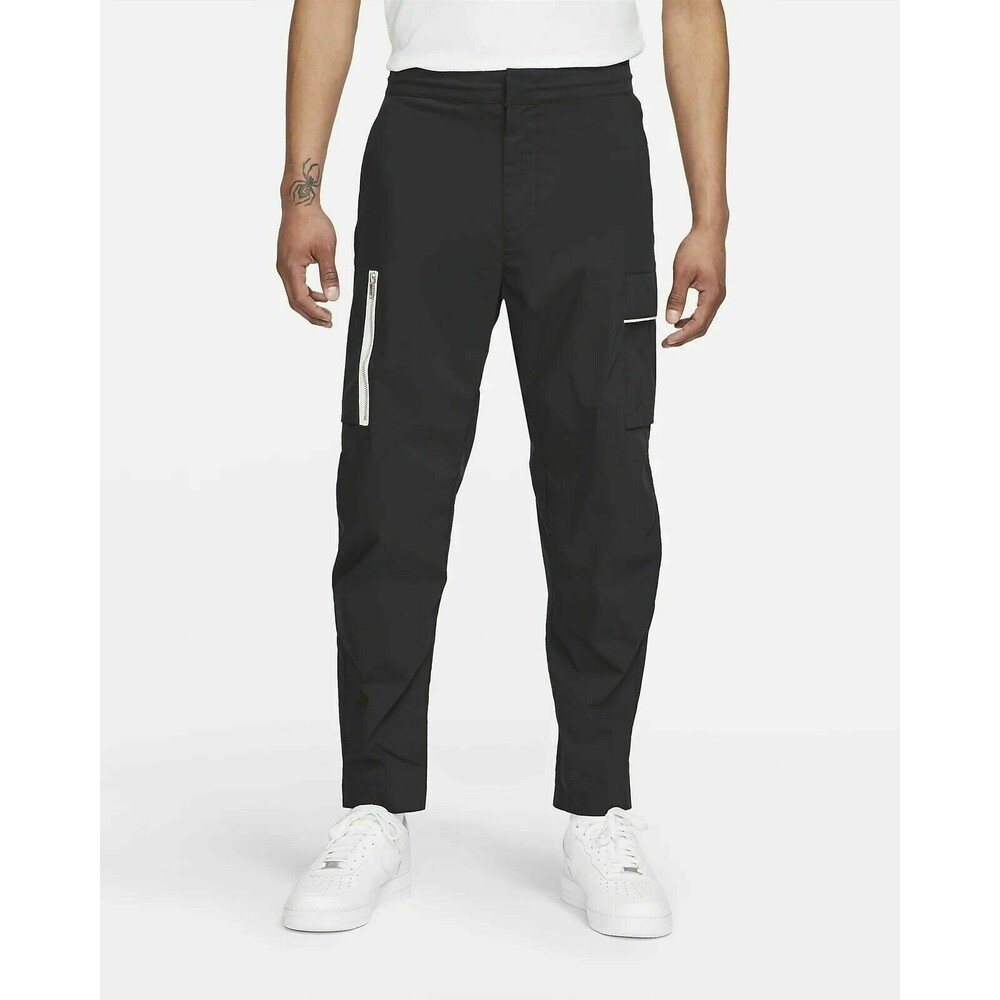 Nike Vintage RareNSW Essential Style Woven Utility Pants Size 34 Black White M